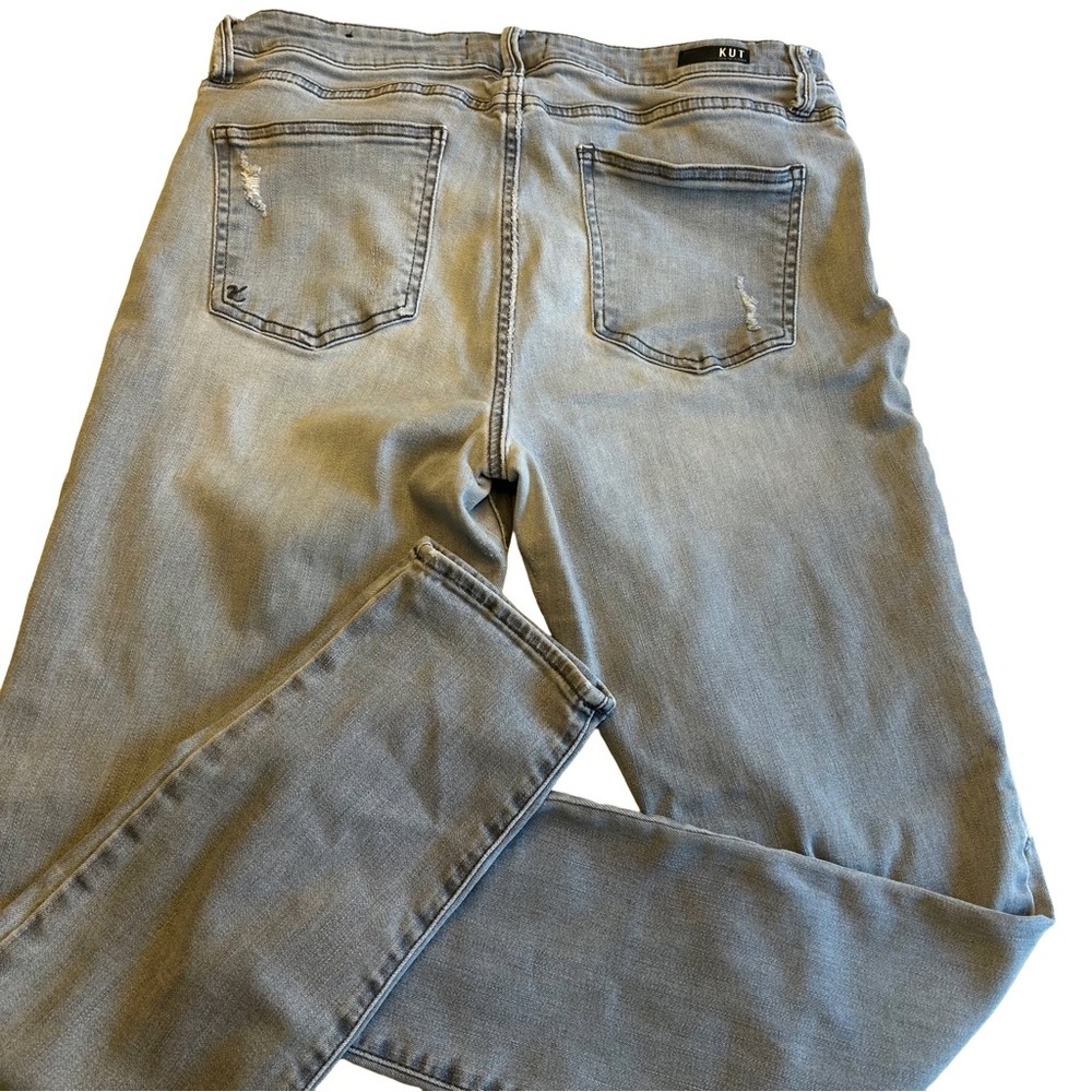 Kut from the Kloth Charcoal High Rise Skinny Jeans   Size 16 - Picture 3 of 10